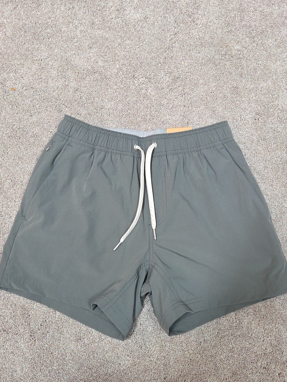 Wowie Men's Athletic Drawstring Shorts - Slate Gray